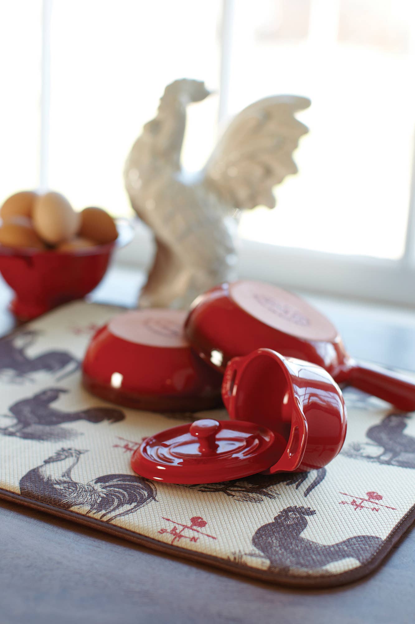 Fox Run Brands – Engroshandel Tørremåtte/række til tørring af opvask – Envision mikrofiber opvaskemåtte, hane, 16 „x 18"1