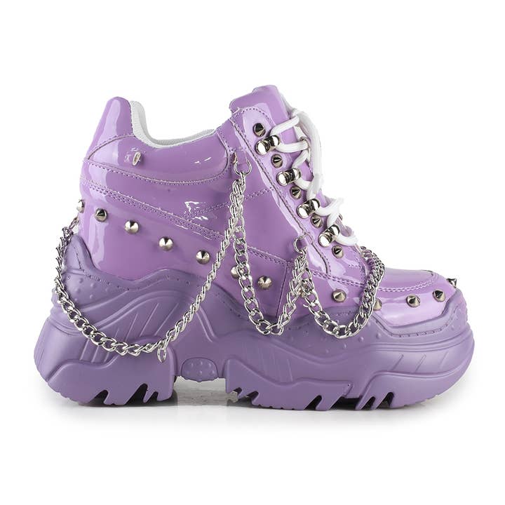 Anthony Wang - Wholesale Lifestyle Sneakers - Women's - Space Candy-Hidden Wedge Chain Sneakers