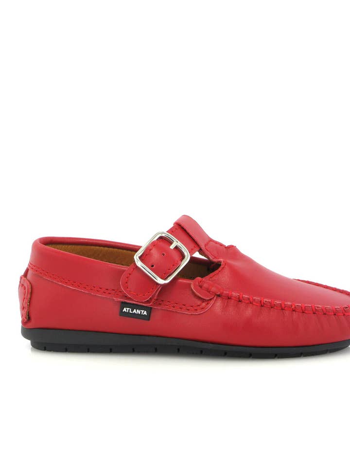 T-Walkers - red smooth for wholesale by Atlanta Mocassin