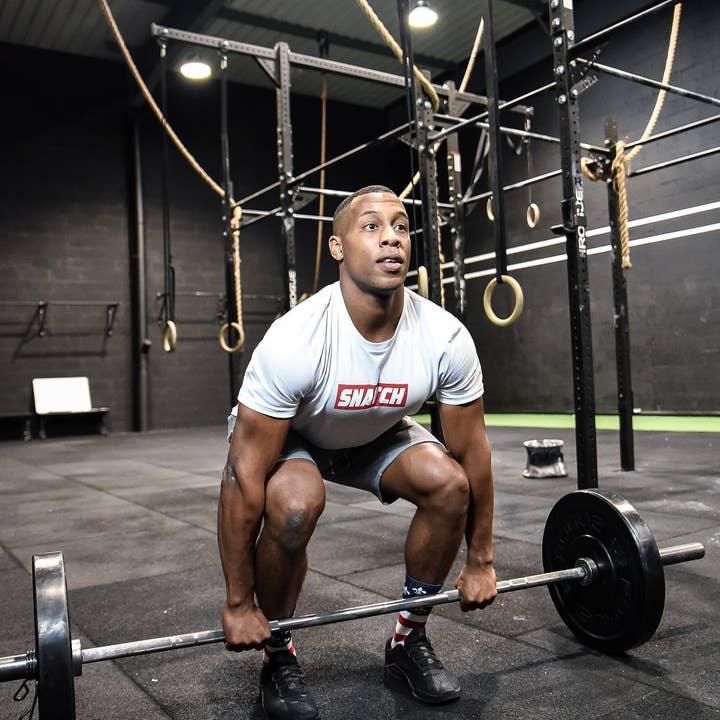 T-SHIRT HOMME - SNATCH LABEL pour la vente par EKOFIT