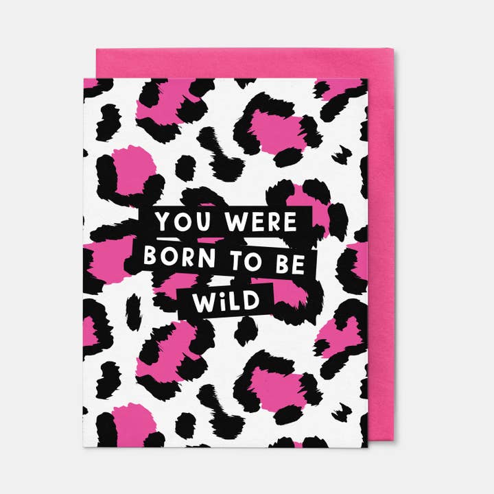 Rock'N Paper - Wholesale Birthday Card - You Were Born To Be Wild Birthday Card1