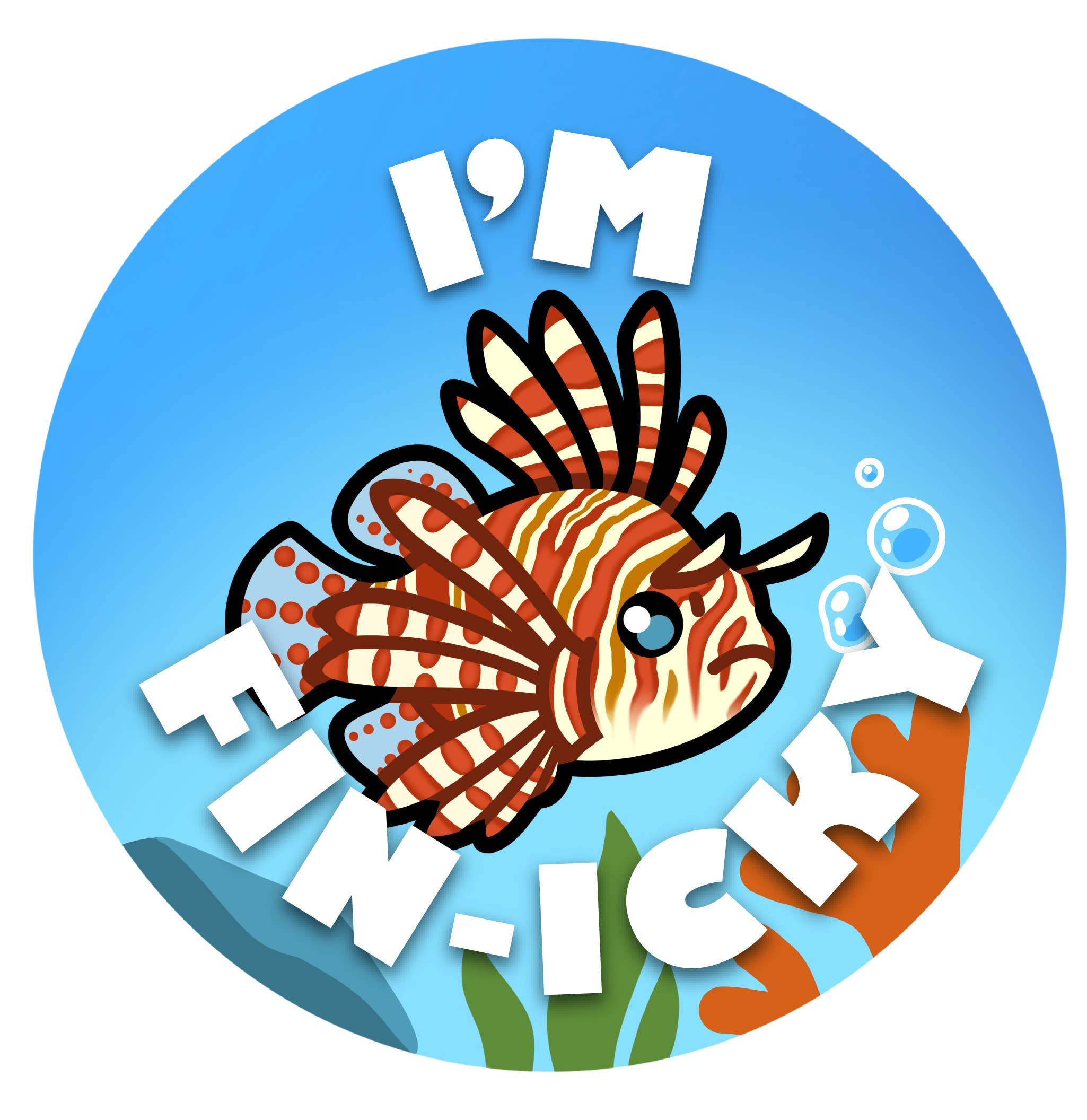 Rextooth Studios - Wholesale Sticker - Lionfish Sticker0