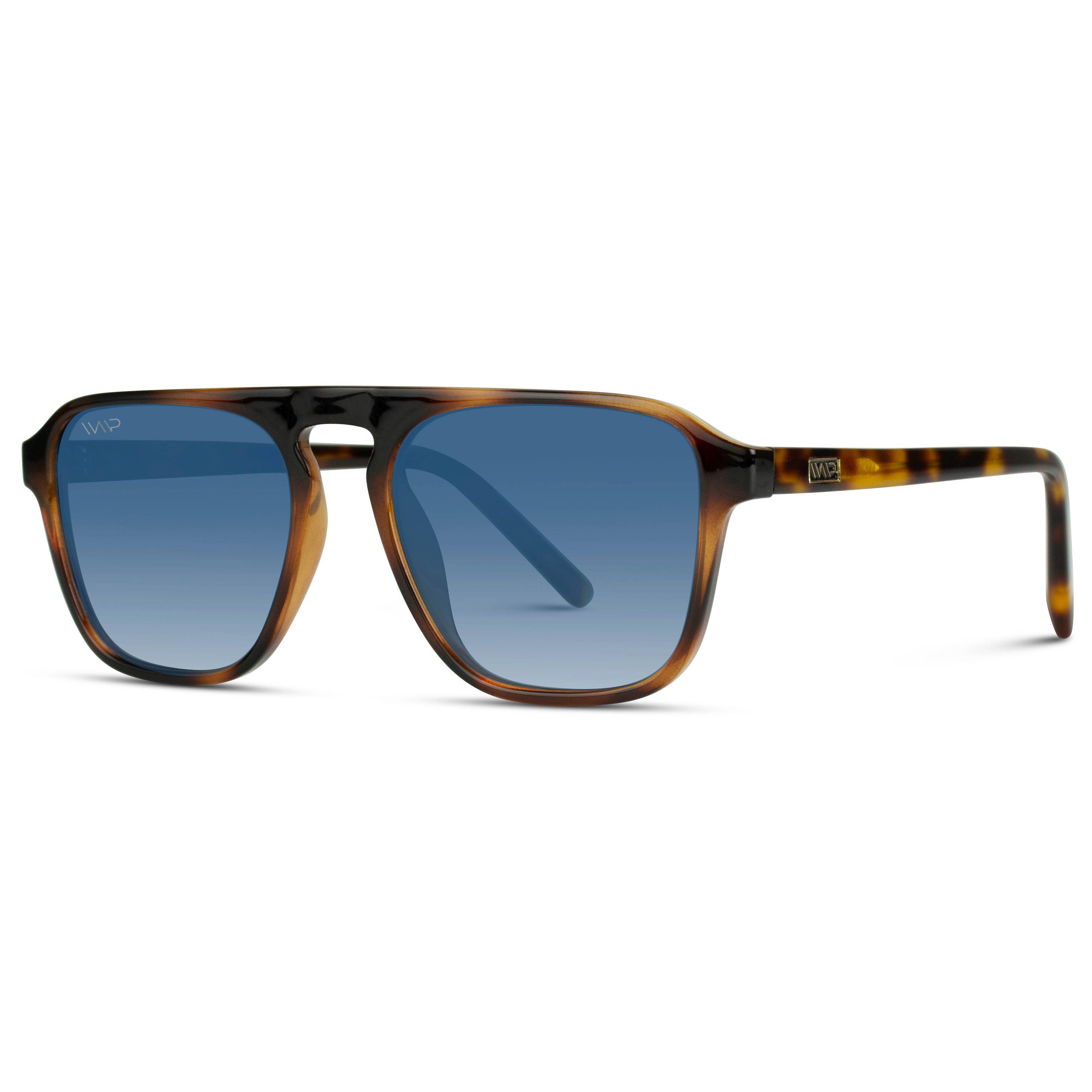 WMP Eyewear – wholesale Sunglasses – Unisex – Emerson - Unisex Polarized Retro Aviator1