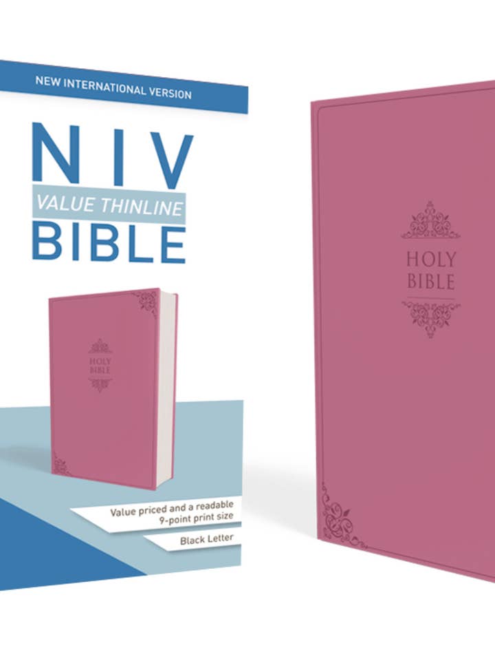NIV Value Thinline Bible Leathersoft Pink for wholesale by HarperCollins Christian Publishing