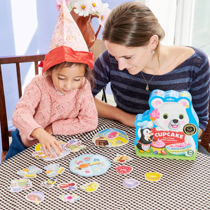 eeBoo - Wholesale Board Game - Cupcake Shaped Spinner Game