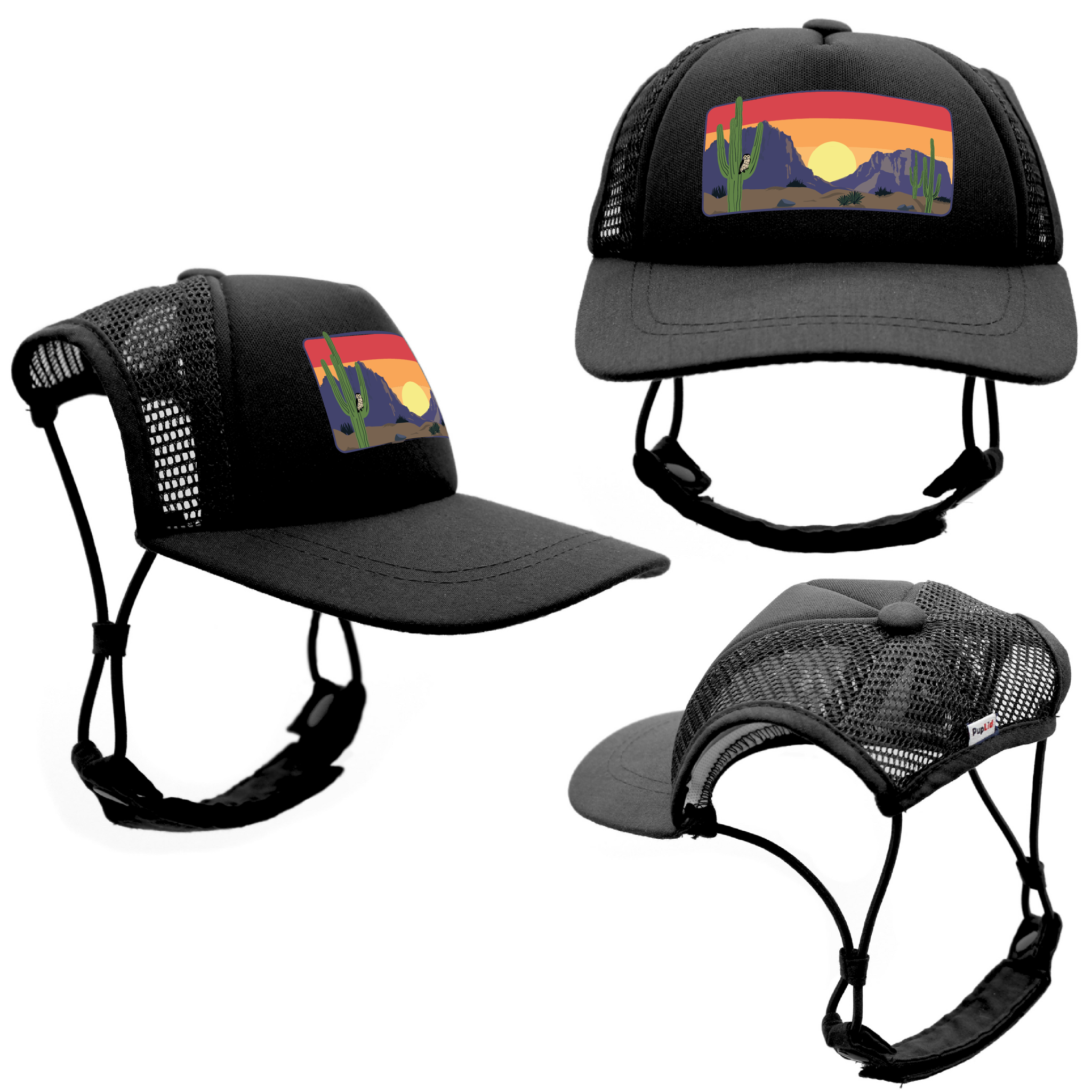 PupLid - Wholesale Pet Hat - Dog - Desert Owl Standard or Namedrop | Trucker Hat for Dogs43