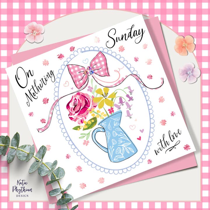 On mothering Sunday with love - vintage bouquet for wholesale by Katie Phythian Design