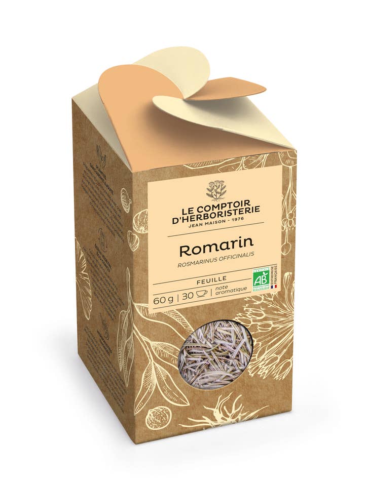 ORGANIC ROSEMARY LEAF INFUSION 1ST CHOICE 60G for wholesale by LE COMPTOIR D'HERBORISTERIE
