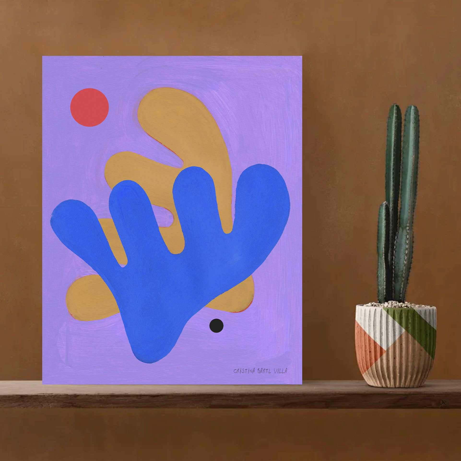 Honora Papers – wholesale Konsttryck – Snäcka Organiska Former Abstrakt Konsttryck1