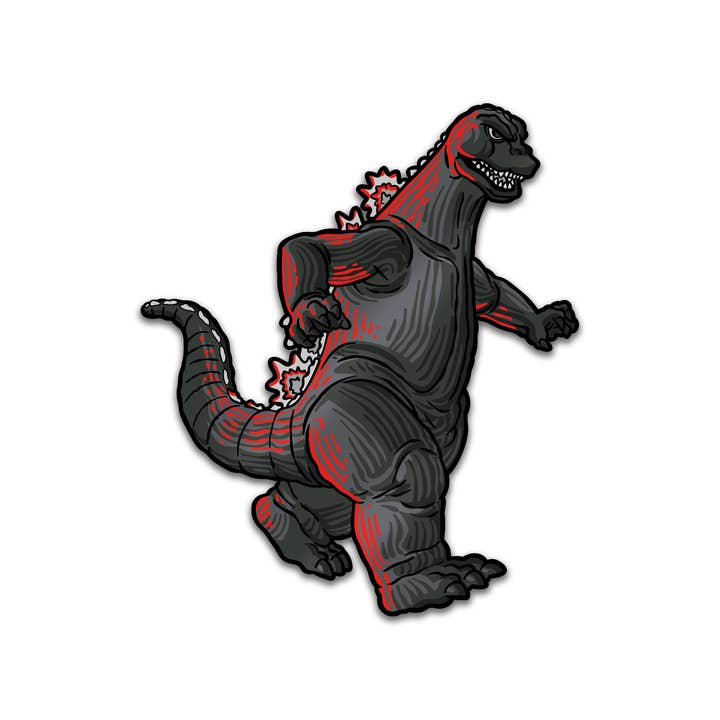 Pinfinity - Wholesale Lanyard - Unisex - Godzilla VS Mechagodzilla Pin and Lanyard Set (Showa Era)2