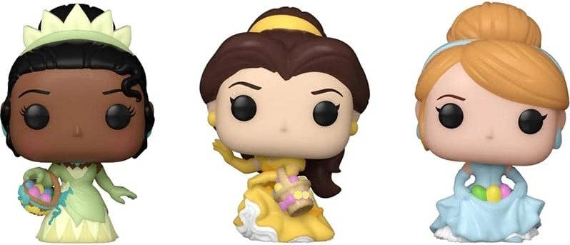 KIDDY-MOOV - Wholesale Figurine Toy - Kids - POP! Pocket Carrot Disney Princess Pack 3 / 122