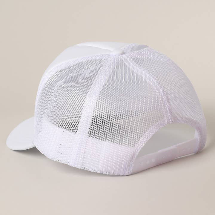Fashion City – Engroshandel Trucker hat - Unisex – Øl Mig Tekst Printet Mesh Ryg Skum Trucker Kasket31