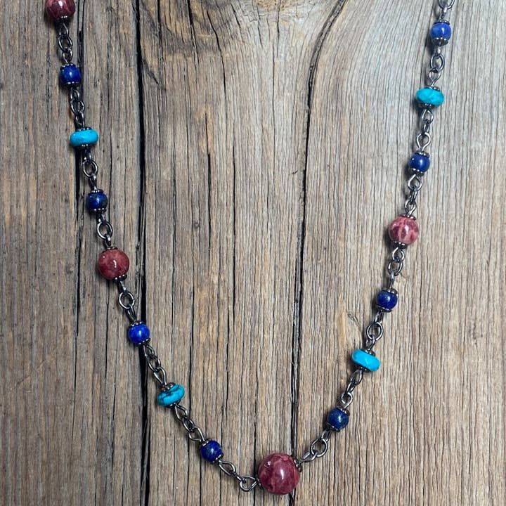 Street Dance Gemstone Choker for wholesale by Cool Water Jewelry