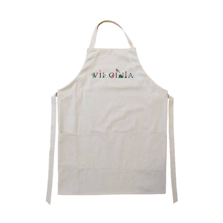 Virginia apron for wholesale by Tina Labadini Designs