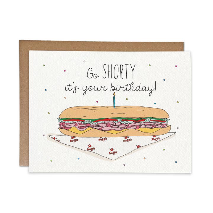 Hoagie Bday for wholesale by Joli Pop Paper Co.