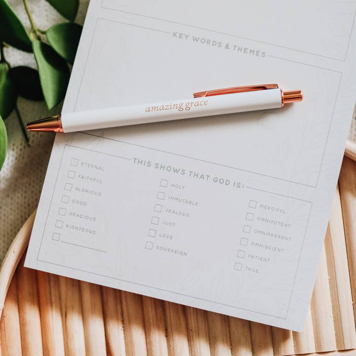 The Daily Grace Co - Wholesale Notepad - Scripture Passage Prompt Notepad