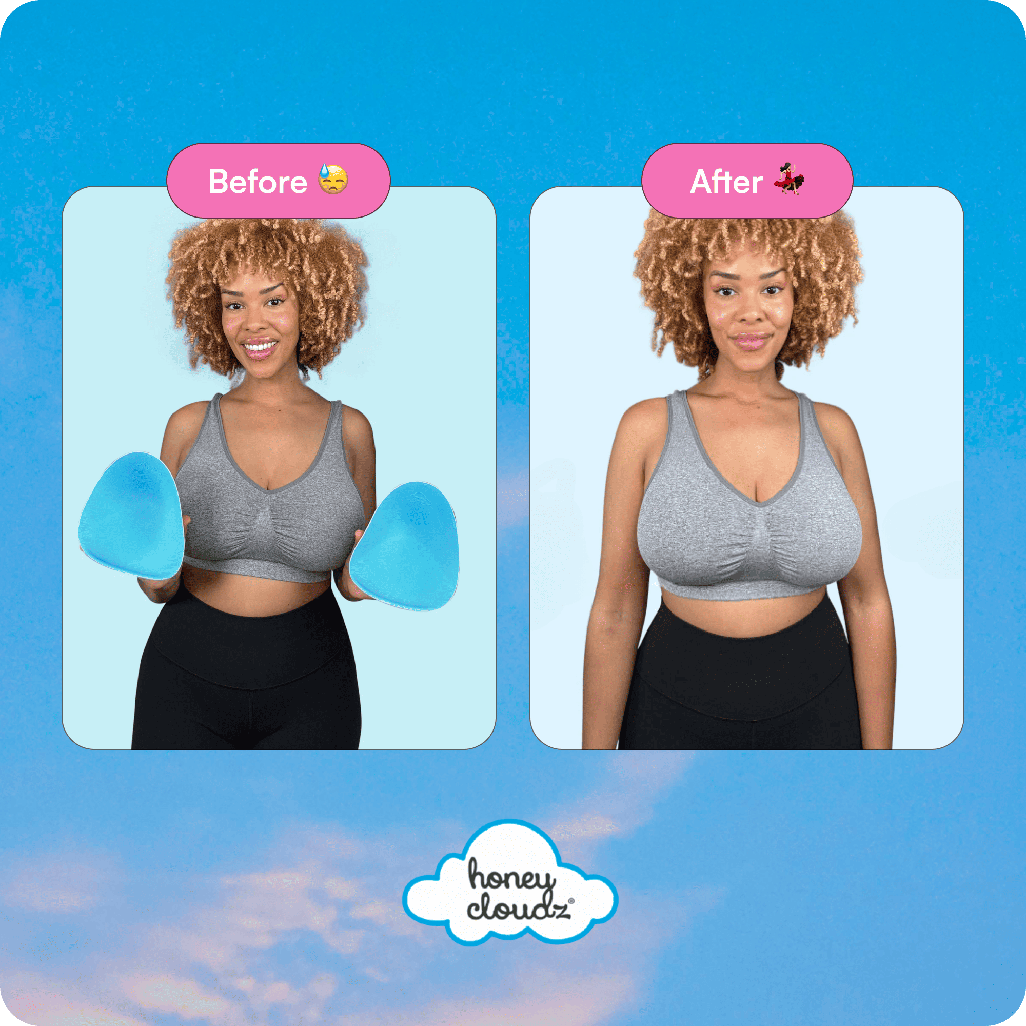 Honey Cloudz – wholesale Bra inserts – Women’s – Deep Triangle Bra Inserts 6