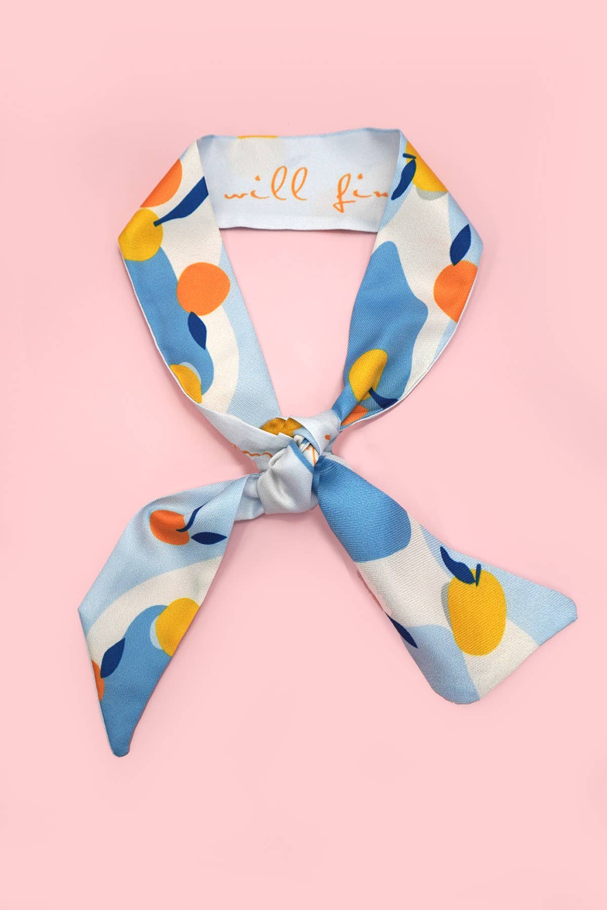 JOSSLYN by wall to wall - Wholesale Sjaal - Dames - Zachte zijdezachte smalle Twilly sjaal voor om de nek | 40SC66610