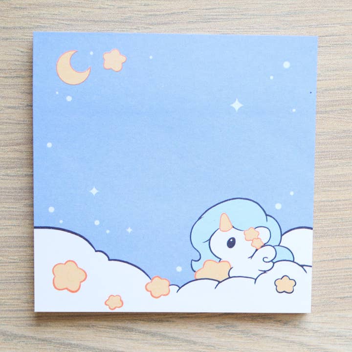 Unicorn Dreams Sticky Note for wholesale by Fuwuffle