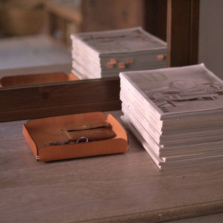 Lebrel Mallorca - Vente Plateaux décoratifs - Grand plateau en cuir5