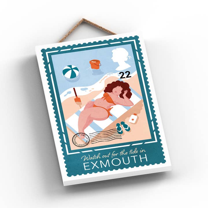 Vivid Squid Wholesale - Wholesale Sign - P3970 - Watch Out For The Tide Sunny Beach Theme Gift Idea H1