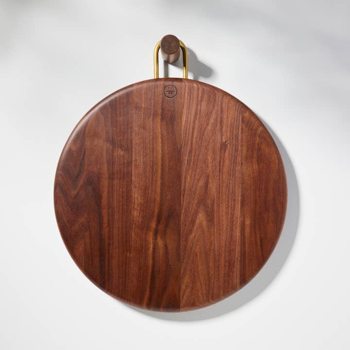 Untitled_Co - Wholesale Serving Tray - Modern Curvy Wood Serving Board with Brass Handle - Kenneth15