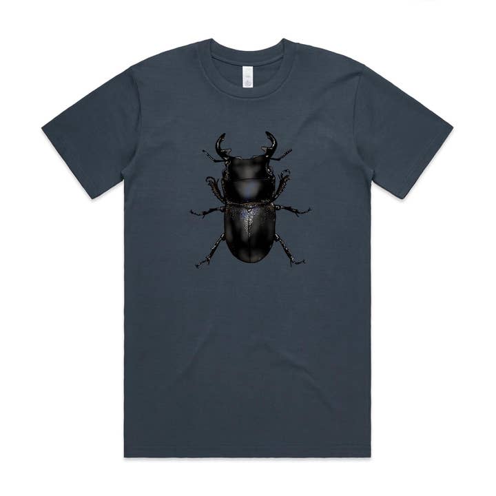 High Tees - Wholesale Screen Printed T-Shirt - Unisex - Stag Beetle Classic Organic T shirt5