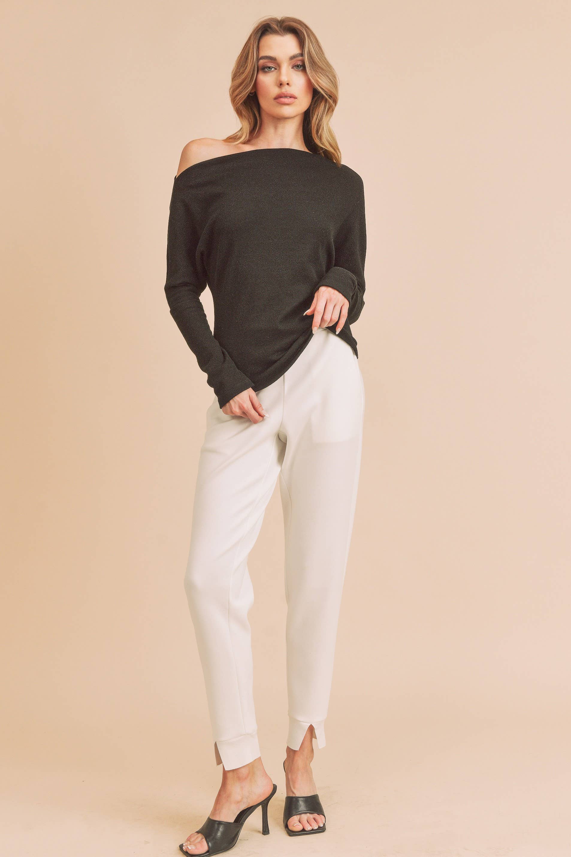 AEMI + CO – wholesale Stickad topp - Dam – 8114BN Lula Termisk topp 146