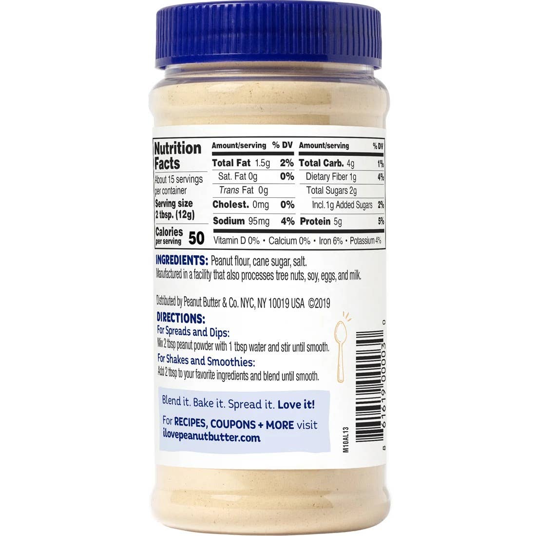 Peanut Butter & Co. - Vente Beurres de noix - 6,5 oz de beurre d'arachide & Co. Poudre de beurre d'arachide Original1