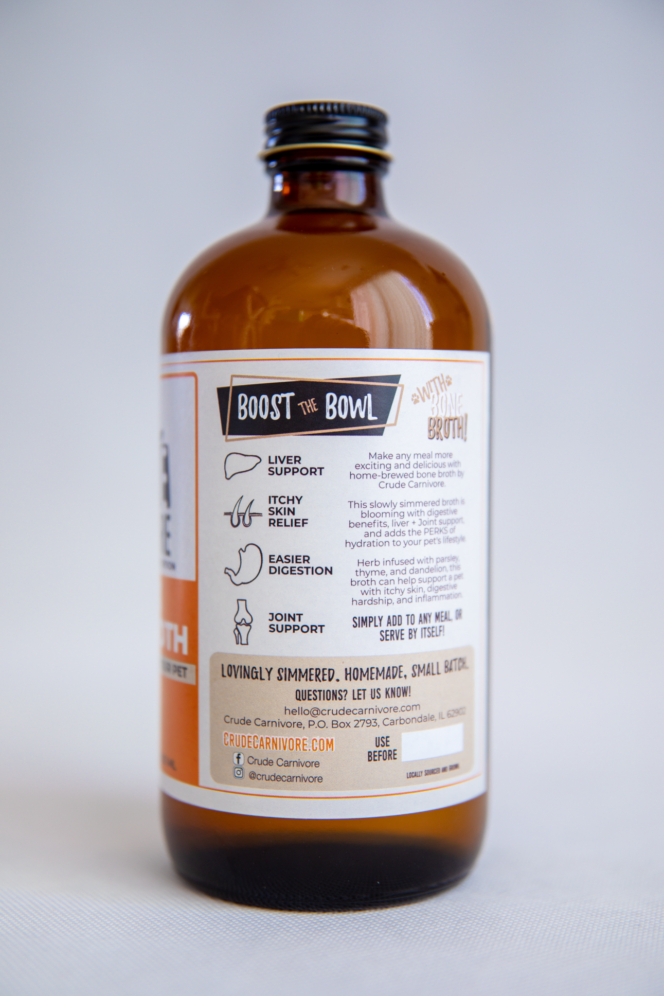 Crude Carnivore - Wholesale Pet Food - Dog - 16oz Pork Bone Broth2