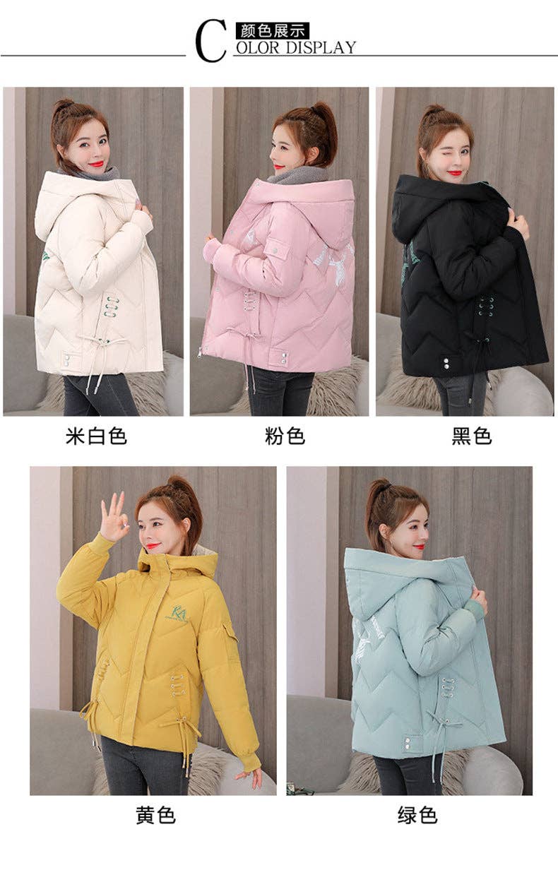 Marayn - Wholesale Puffer Jacket - Women's - Chic 2025 Winter Puffer Jacket Korean Style Warm Loose #220