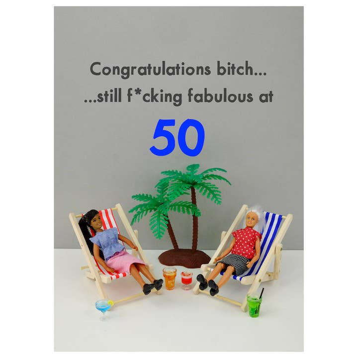 Birthday Ages | 50 | Cards for Her for wholesale by Bold & Bright