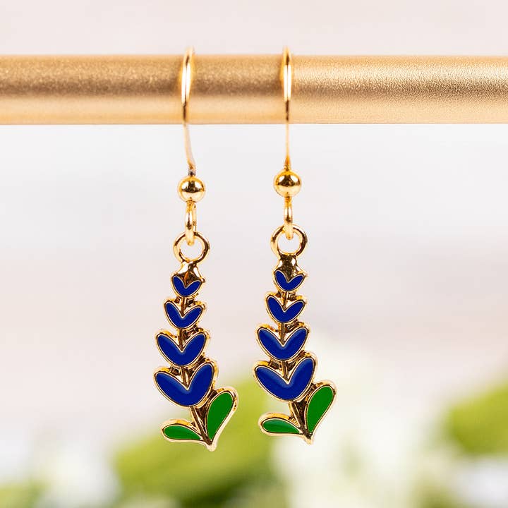 Miss Modi - Wholesale Jewelry Set - Bluebonnet Enamel Earrings/ Bracelet/ Necklace1