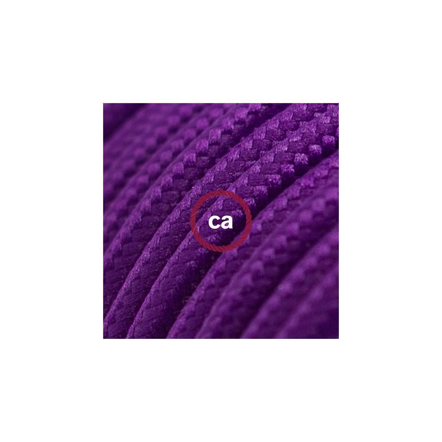 LIGHTINUP S.R.L. – wholesale Charging cable – Electric extension with textile cable RM14 Silk Effect Purple 2P 10A2