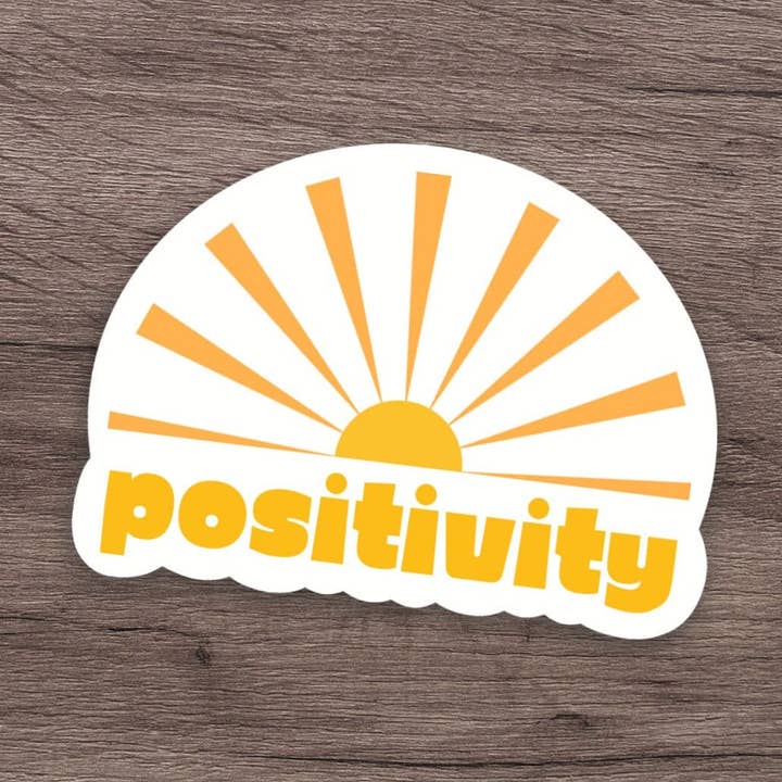 Adesivo Positivity | Adesivo Giro | Adesivo Portátil por atacado de Riley Lorraine Co.