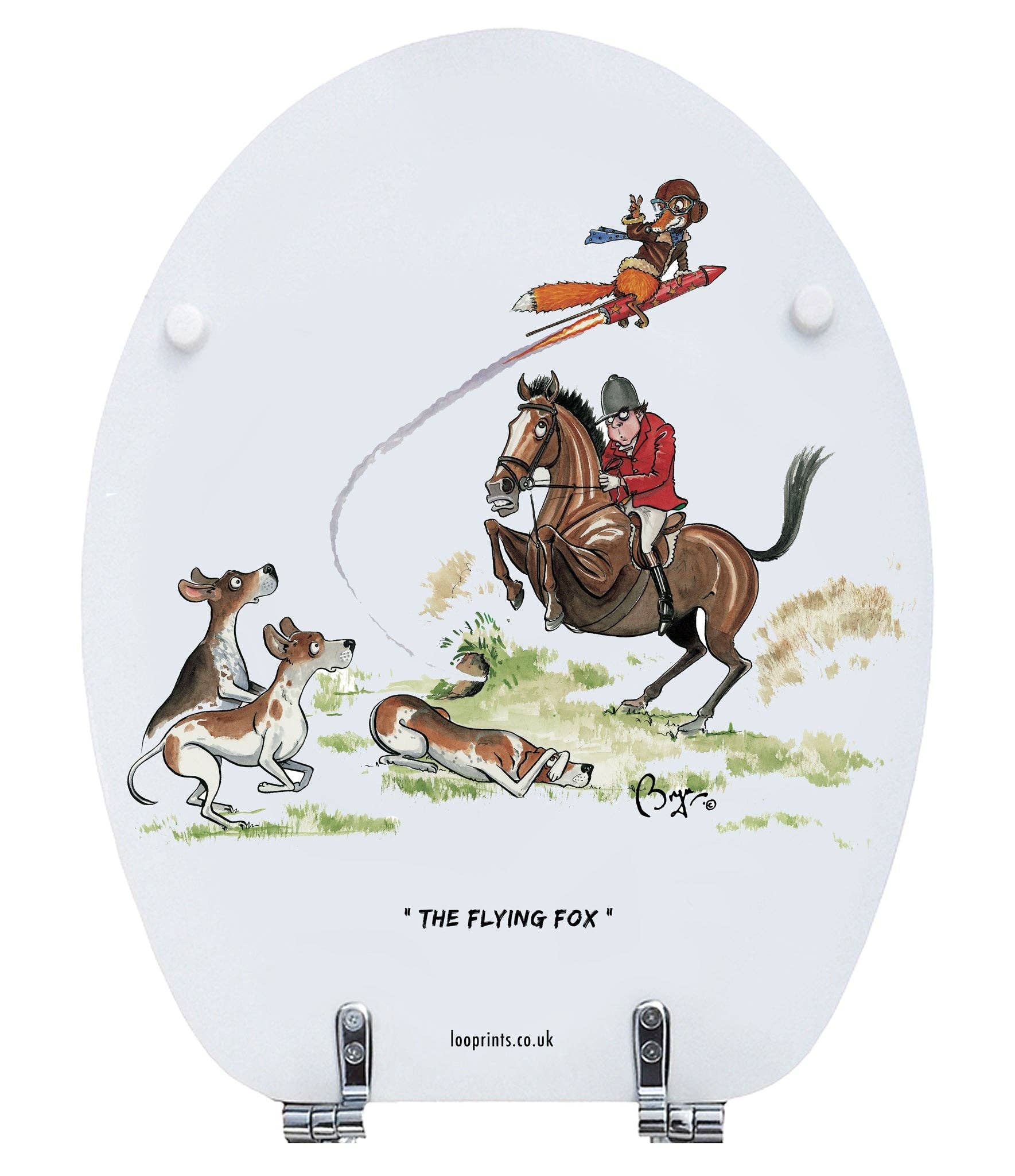 LOOPRINTS – wholesale Toilet seat cover – Soft Close Toilet seat- Horse Riding, Equestrian Gifts,Decor4