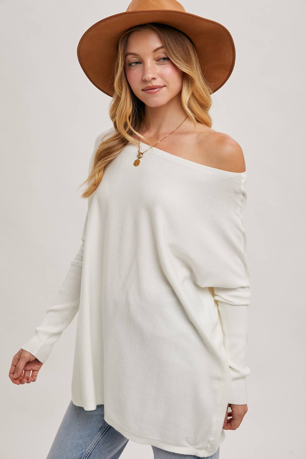 Bluivy - Wholesale Tunic - Women's - FLOWY BOATNECK DOLMAN TUNIC - ST. PATRICK'S DAY17