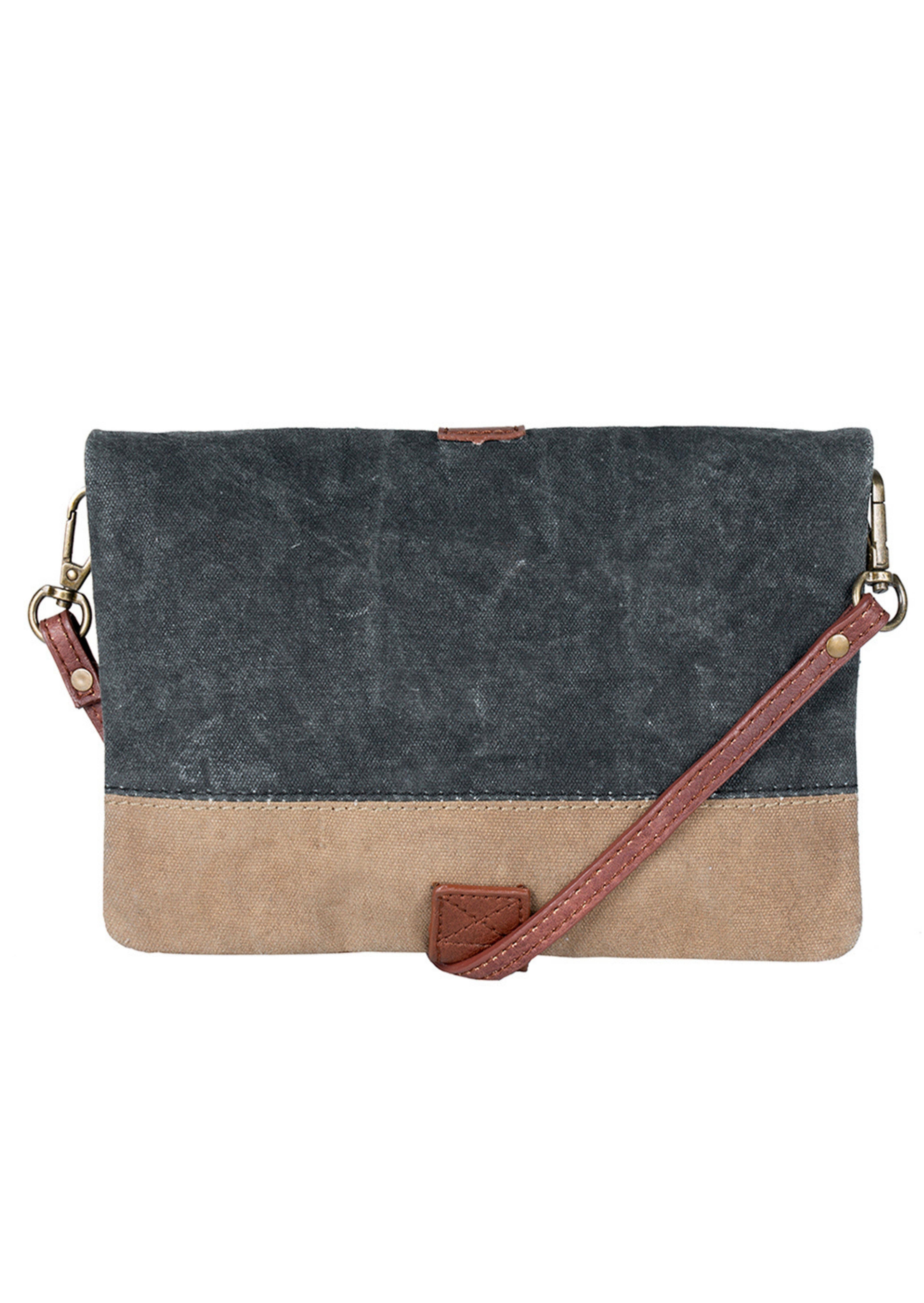 Mona B. – bolsa tiracolo - Mulher por atacado – Bolsa de tiracolo em lona para cima Live Love Wander Up-Cycled1