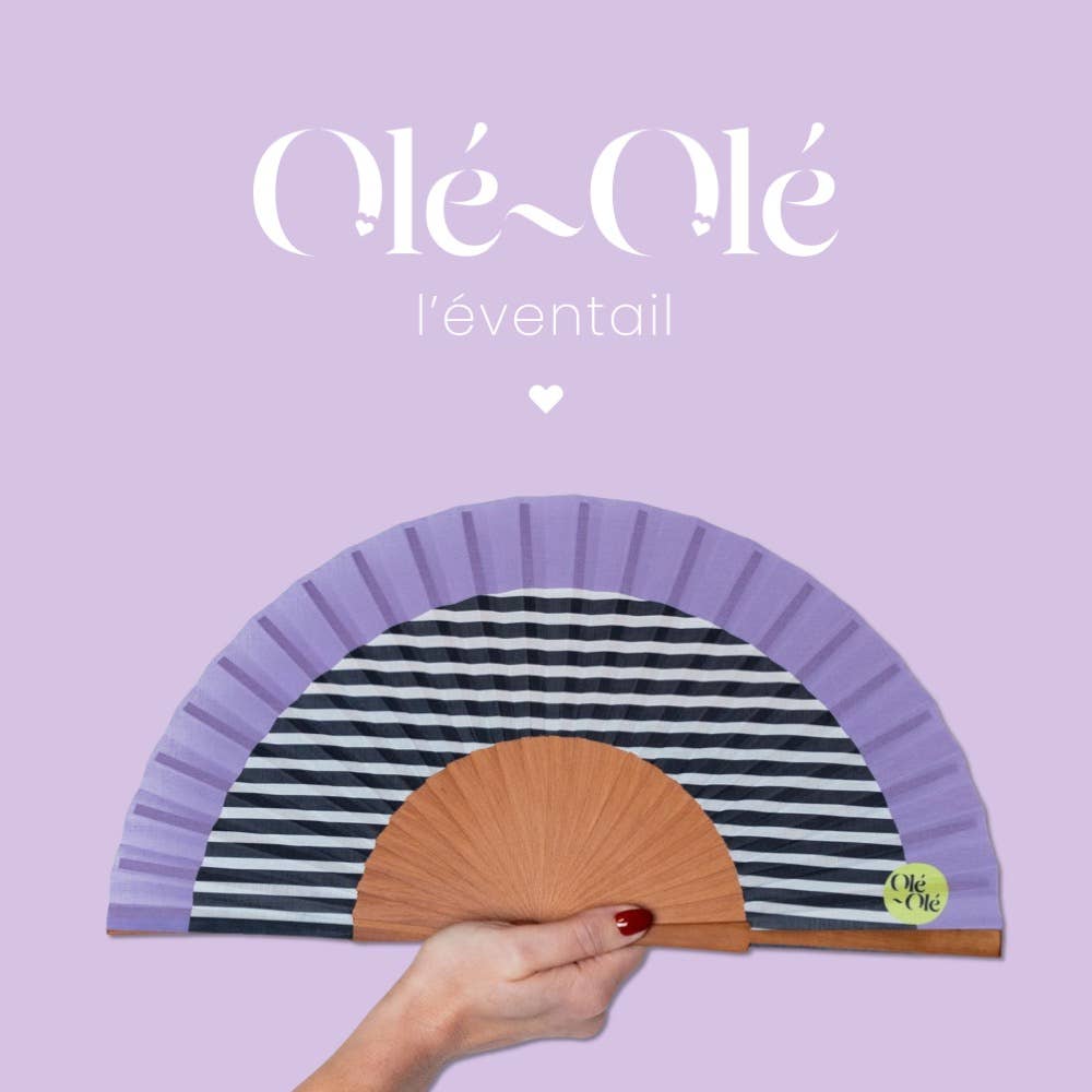 Olé-Olé - Vente Éventail - Éventail Horizon Mauve3