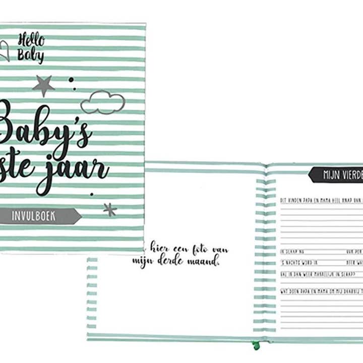 Hello Baby - Baby's eerste jaar invulboek voor wholesale door MGP Cards