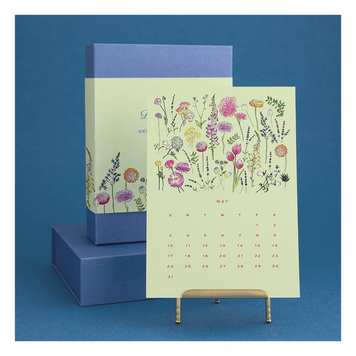 Dogwood Hill - Wholesale Calendar - 2026 Desktop Calendar with Easel