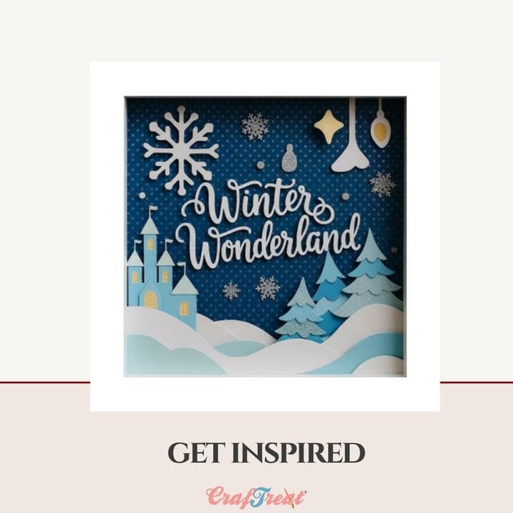 CrafTreat - Wholesale Picture frame - CrafTreat 3D Fold Shapes - Frames White - Square Combo 6pcs9