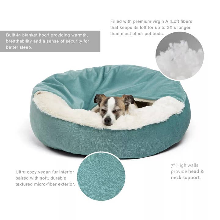 Pet Palette Distribution - Wholesale Pet Bed - Cat/Dog - Best Friends by Sheri Cozy Cuddler Ilan Bed Tide Pool 24x241