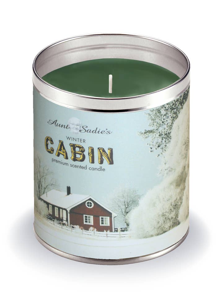 Winter Cabin Candle for wholesale by Aunt Sadie's Candles