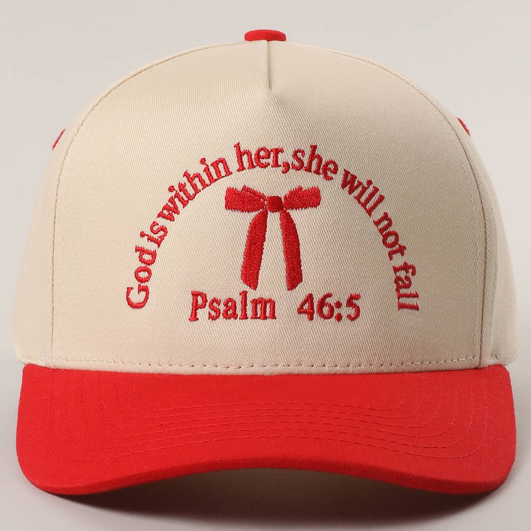 Fashion City - Wholesale Trucker Hat - Women's - Psalm 46-5 Ribbon Embroidered Trucker Hat8