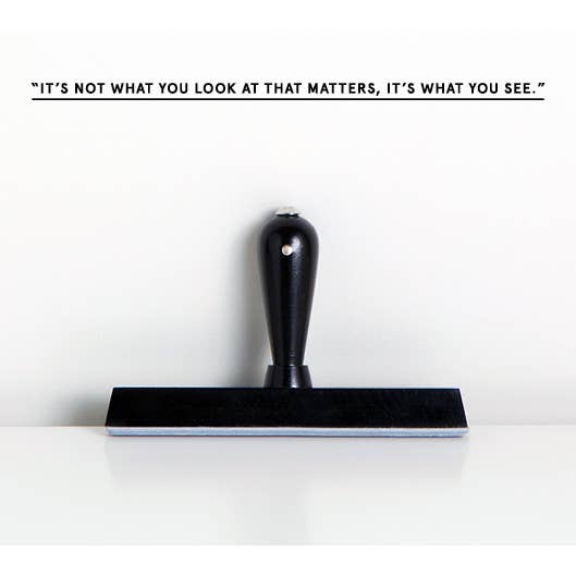 Wms&Co. - Wholesale Rubber/Decorative Stamp - Philosophical Quote Hand Stamp and Inkpad - Single Line9