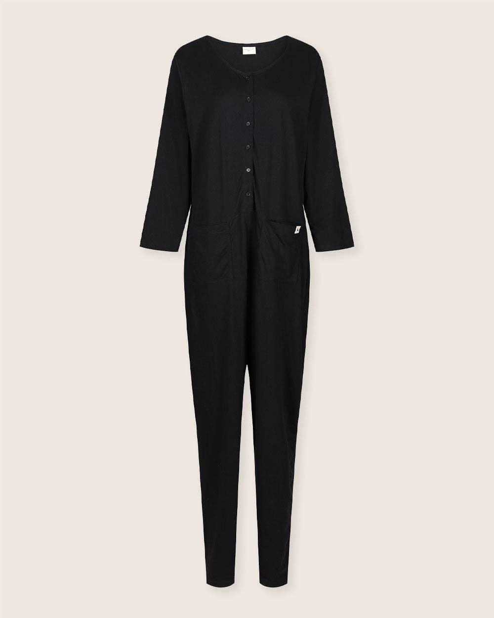 Mila Black Long Sleeve Jumpsuit for wholesale on Faire1