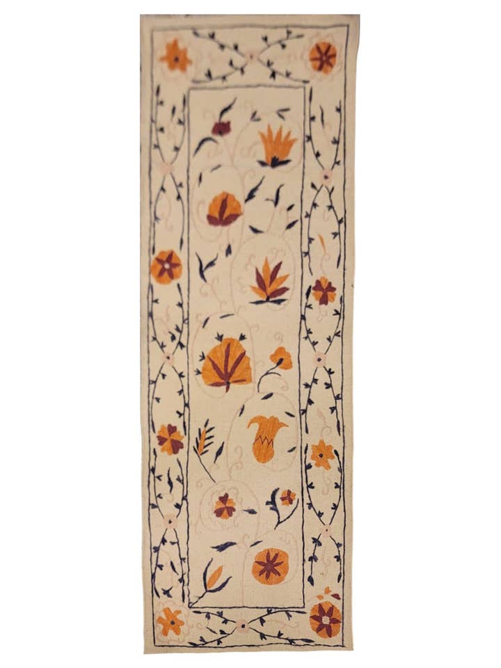 Suzani Hand Embroidered Kilim - Size: 160 x 60 cm for wholesale by Imaco Rugs