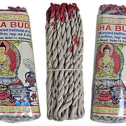 GREENROOTS USA LLC - Wholesale Incense - 6 Packs Tibetan Amitabha Buddha Rope Incense 45 Sticks - 3.50