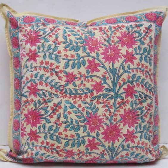 Pillow printed 24" x 24" Liverpool for wholesale by natural habitat